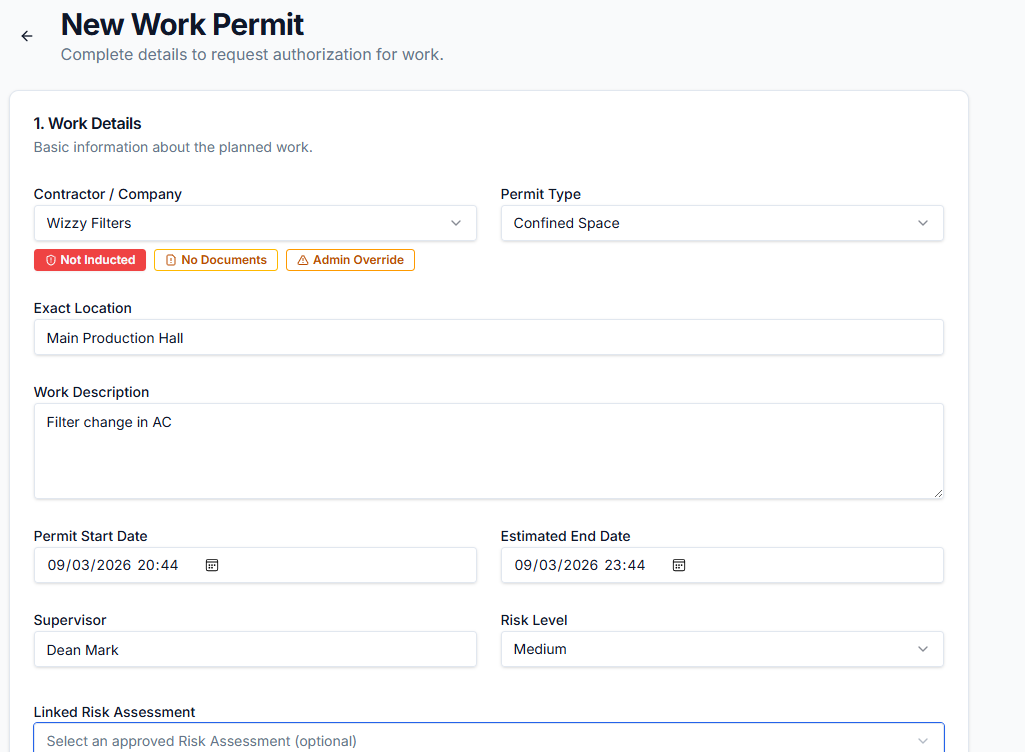 PermitHub — Digital Permit-to-Work Software for Construction & Industry